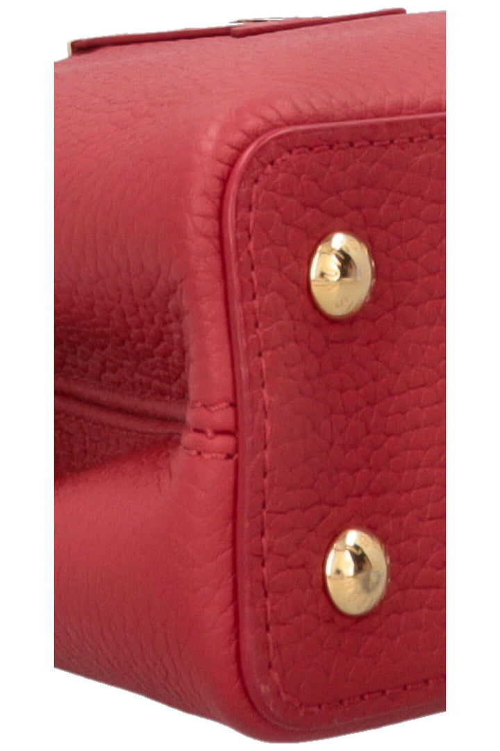 LOUIS VUITTON Mini Capucine Taurillon Scarlet Red