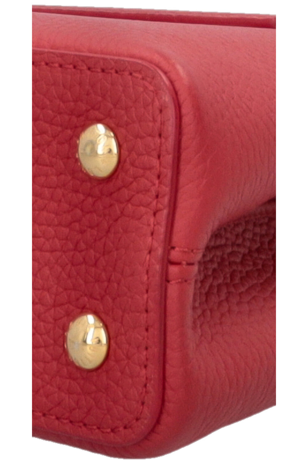 LOUIS VUITTON Mini Capucine Taurillon Scarlet Red