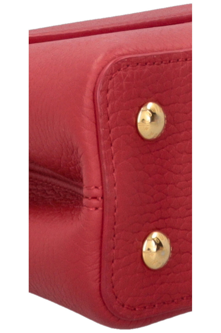 LOUIS VUITTON Mini Capucine Taurillon Scarlet Red