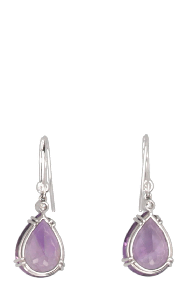 ZSOLT VARGA Amethyst Earrings Diamonds Whitegold