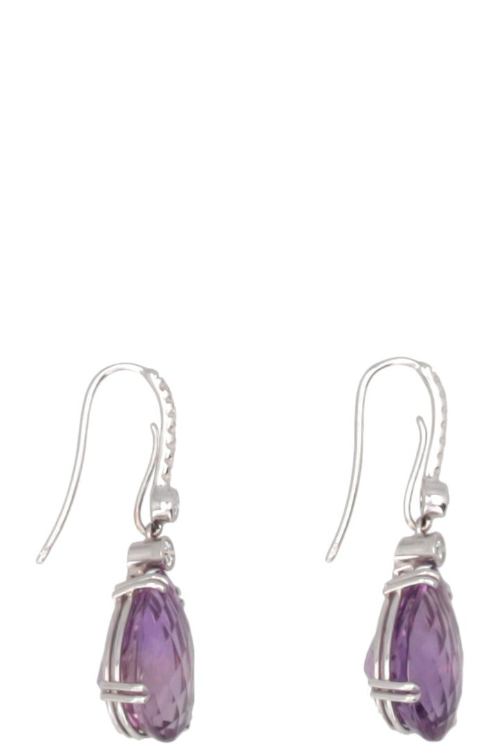 ZSOLT VARGA Amethyst Earrings Diamonds Whitegold