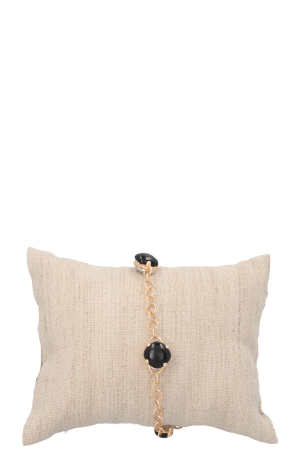 POMELLATO Bracelet Capri Onyx Or Rose