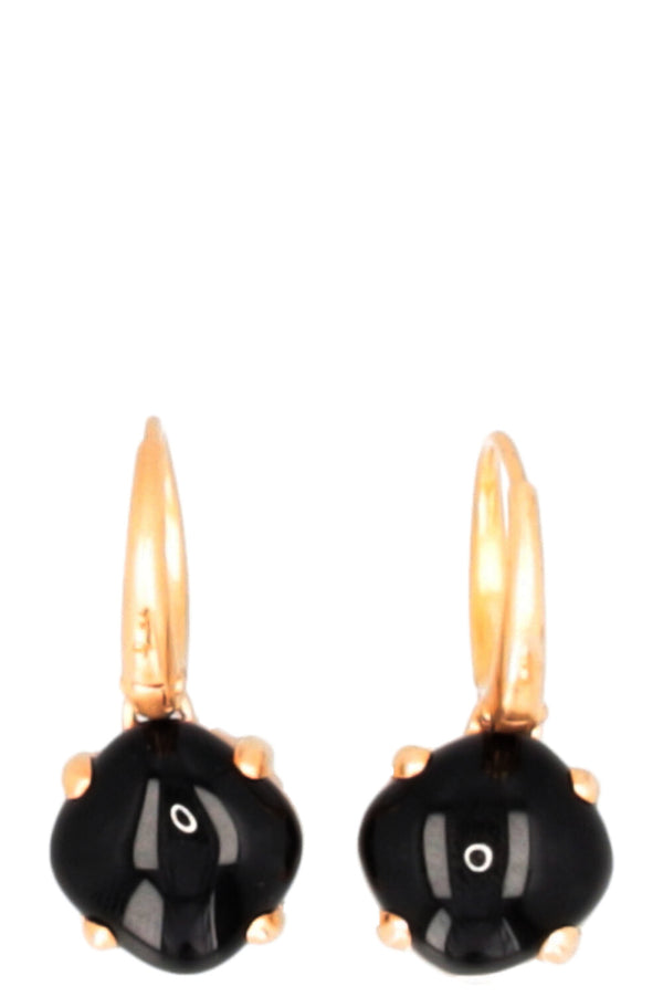POMELLATO Capri Earrings Onyx Rose Gold