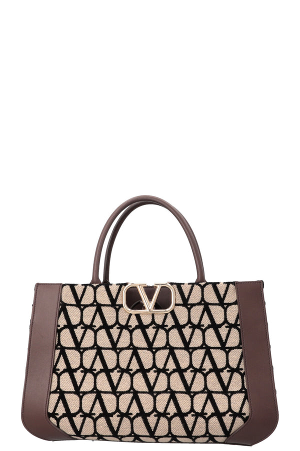 VALENTINO VLogo Signature Bag Medium Brown