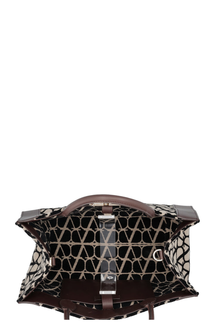 VALENTINO VLogo Signature Bag Medium Brown