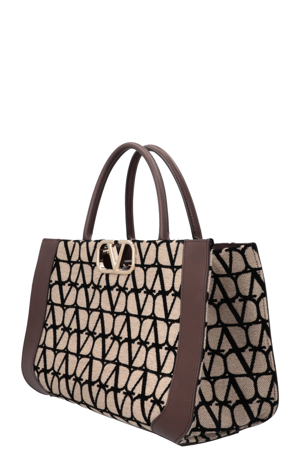 VALENTINO VLogo Signature Bag Medium Brown