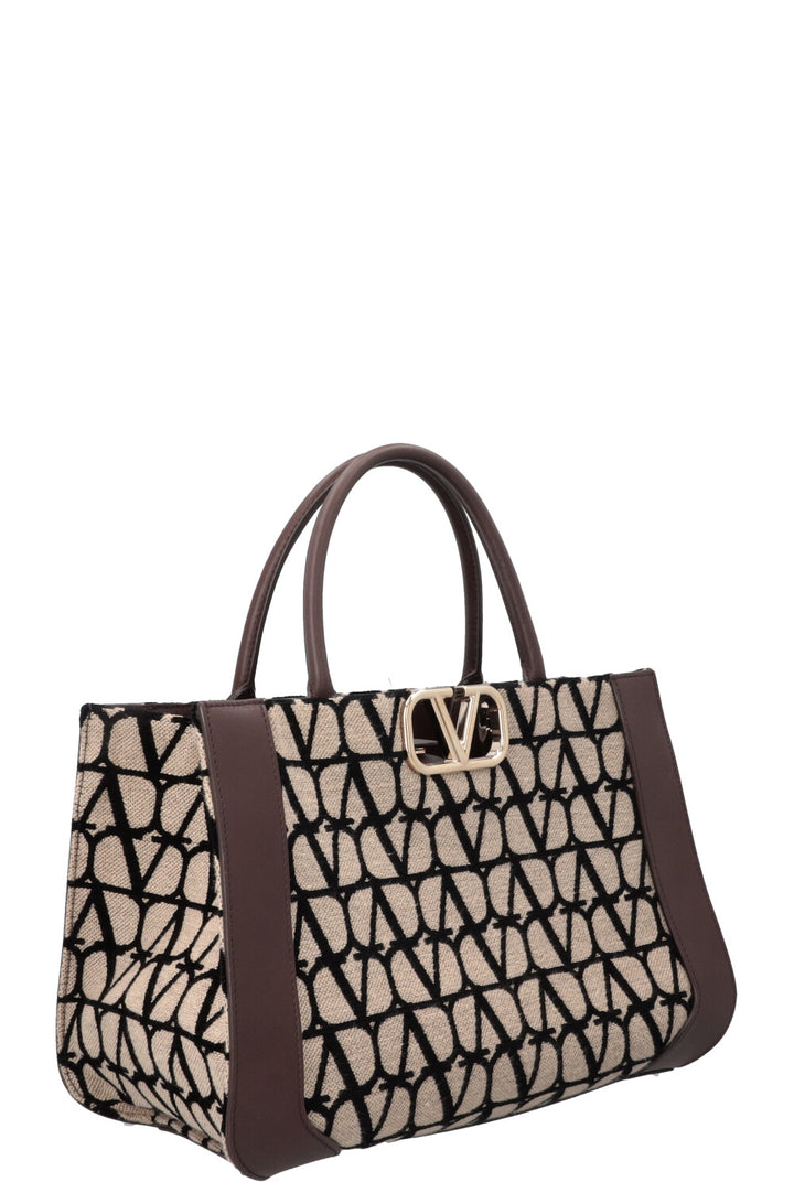 VALENTINO VLogo Signature Bag Medium Brown