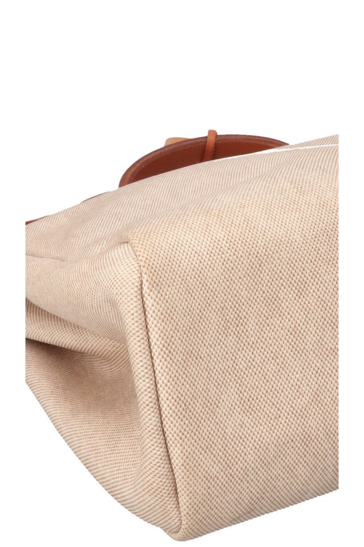 HERMÈS Vintage Herbag 39 Toile H Vache Hunter