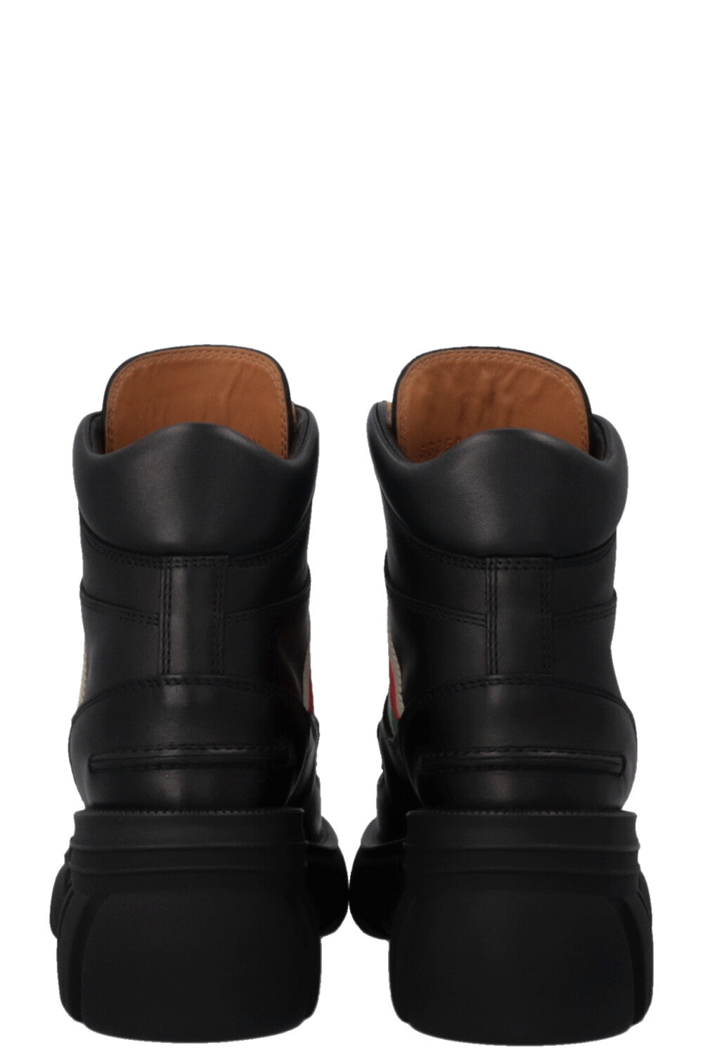 GUCCI Quebec Boots Leather Black