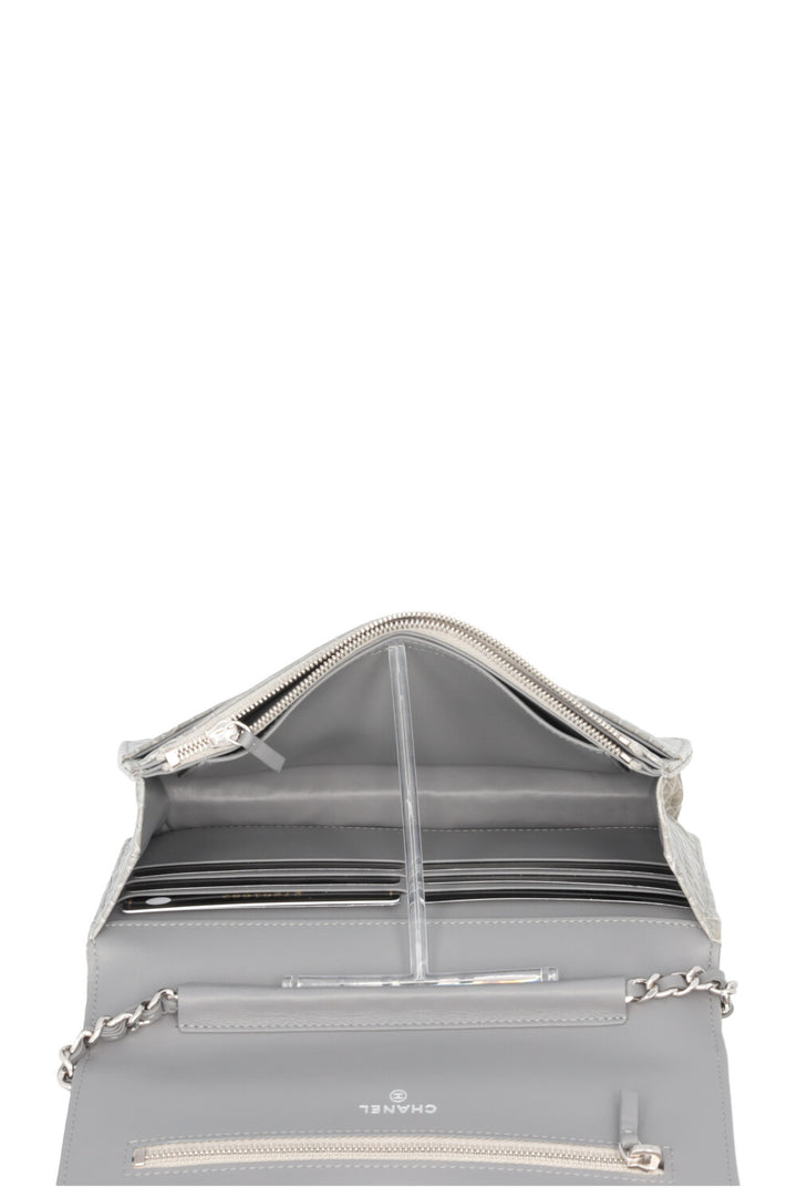CHANEL WOC Alligator Grey