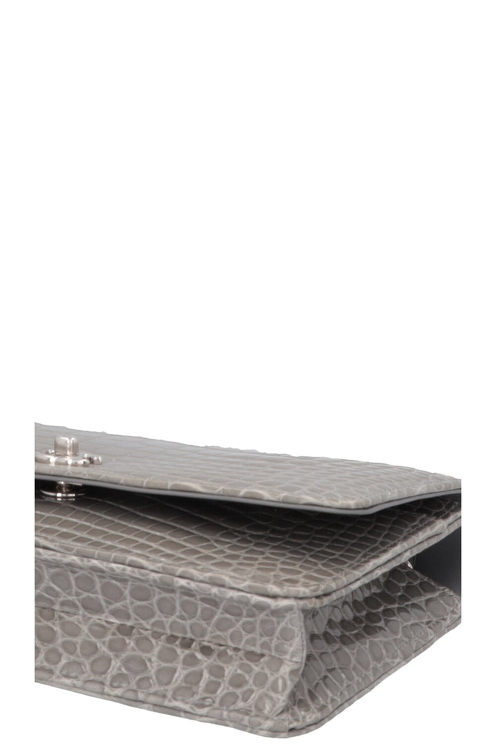 CHANEL WOC Alligator Grey