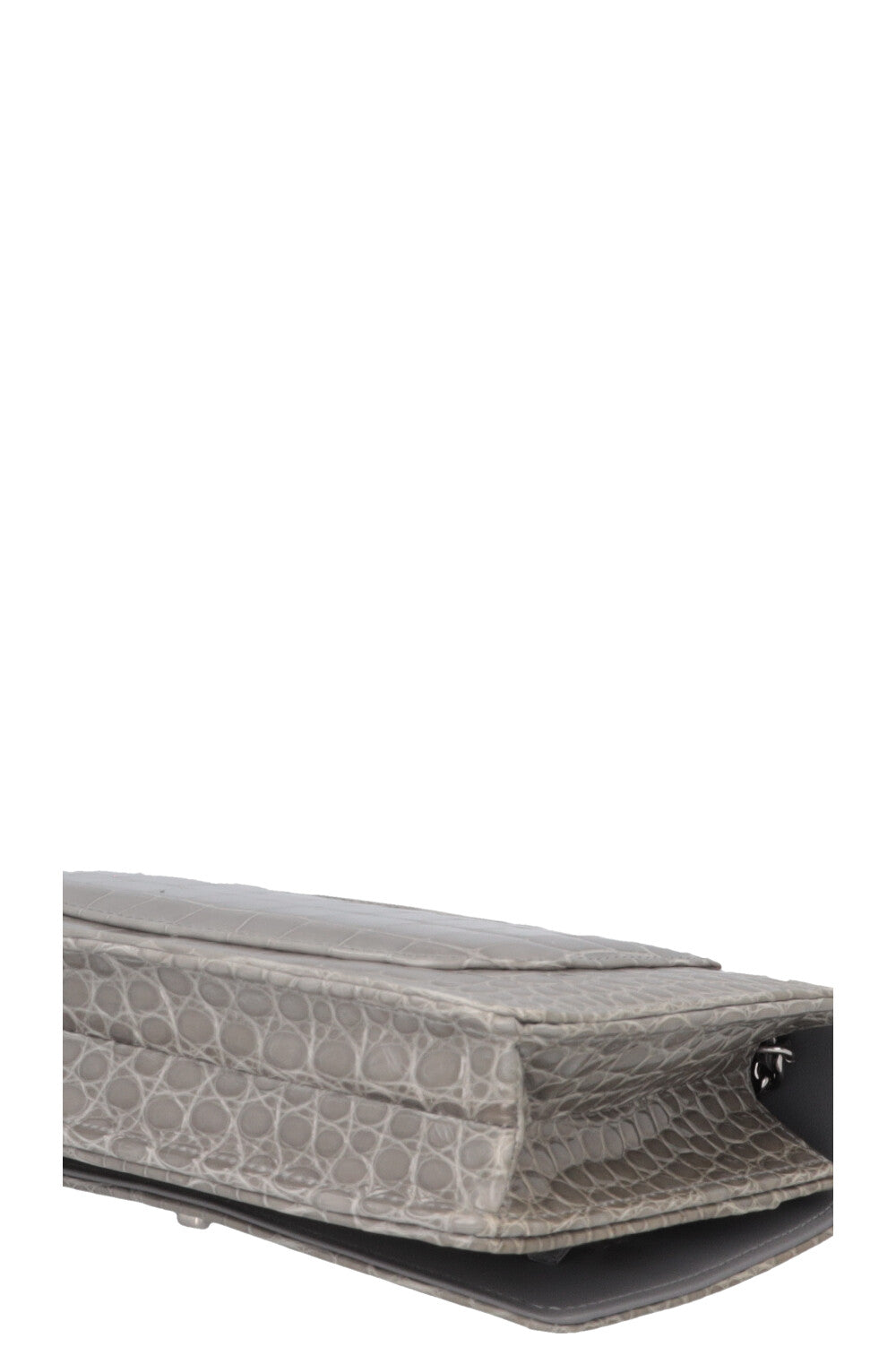 CHANEL WOC Alligator Grey