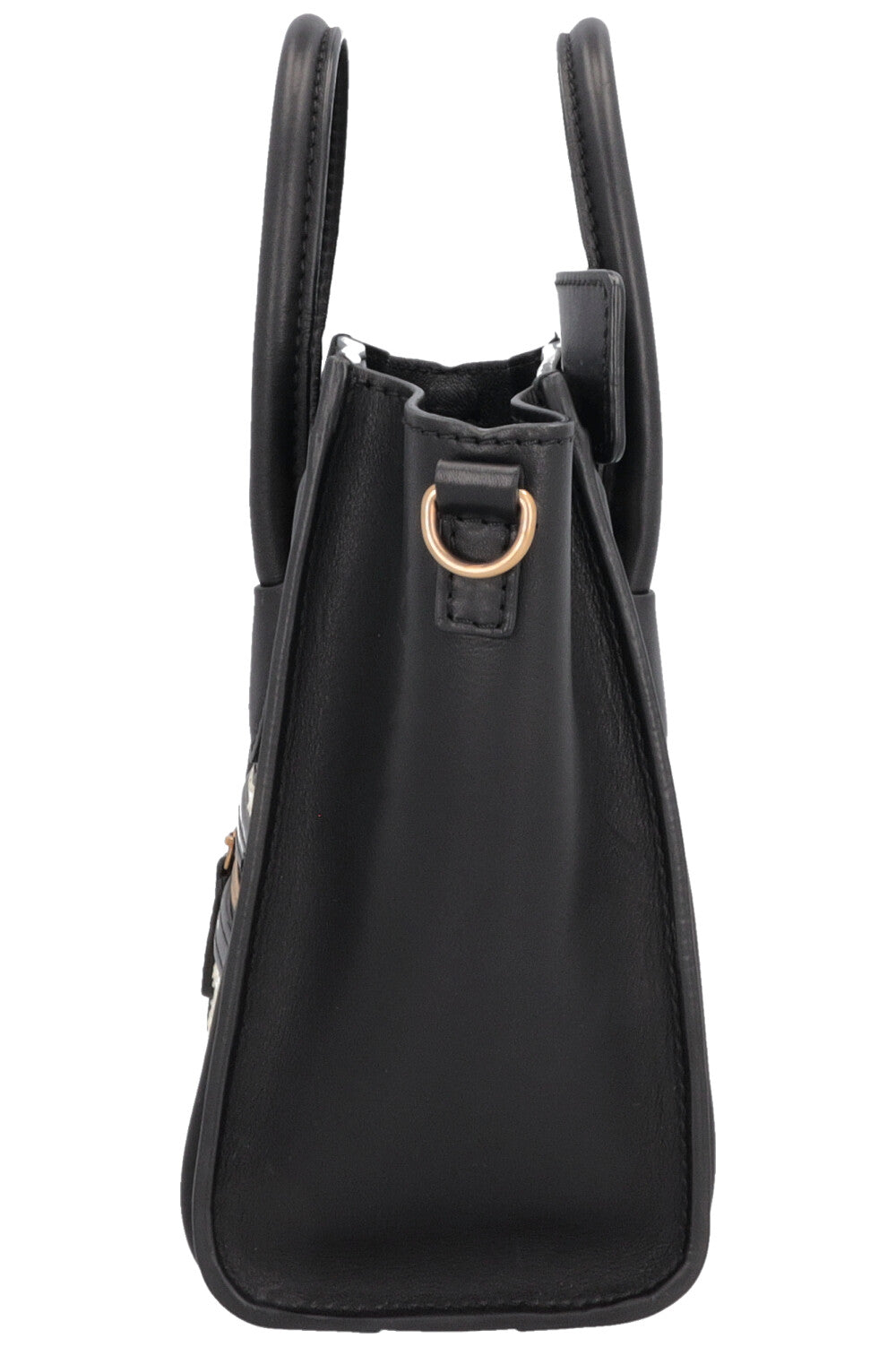 CÉLINE Luggage Nano Python Black White
