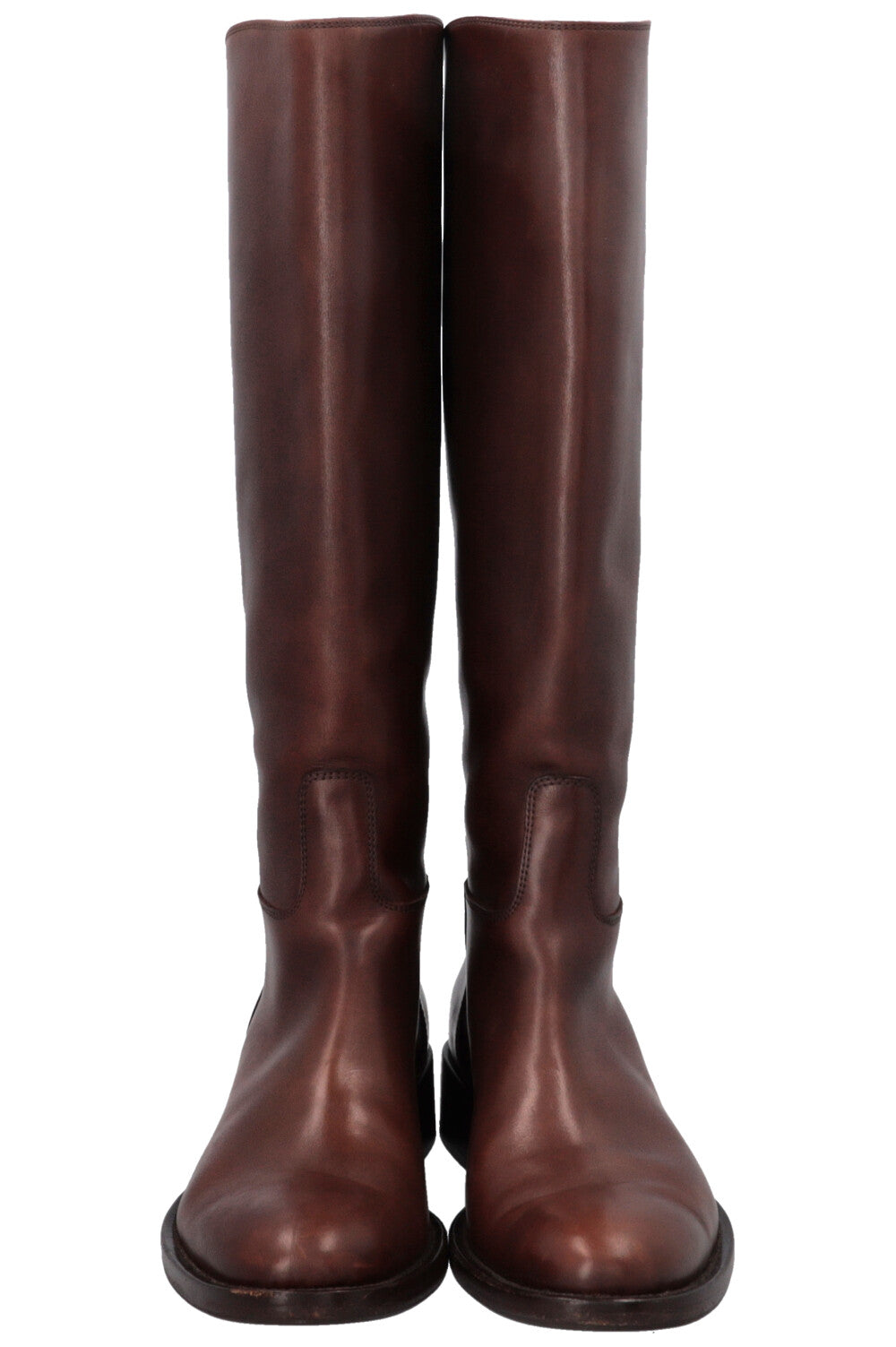 LORO PIANA Knee High Riding Boots Brown