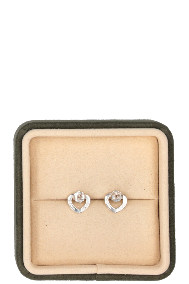 TIFFANY&CO. Open Heart Ear Studs Silver