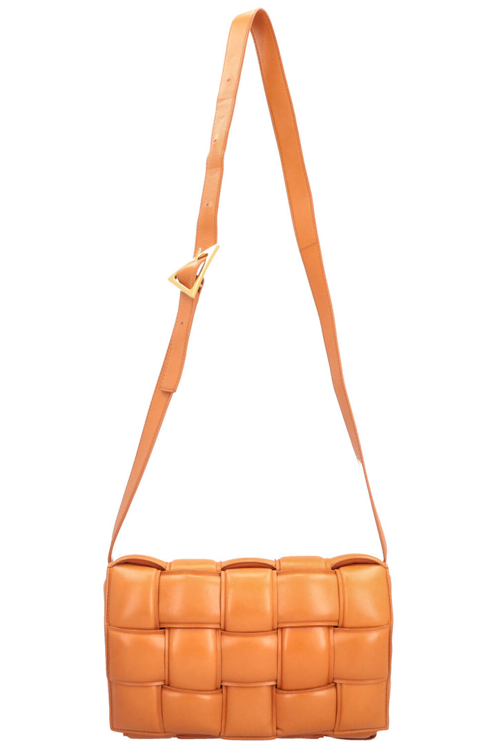 BOTTEGA VENETA Padded Cassette Crossbody Bag Orange
