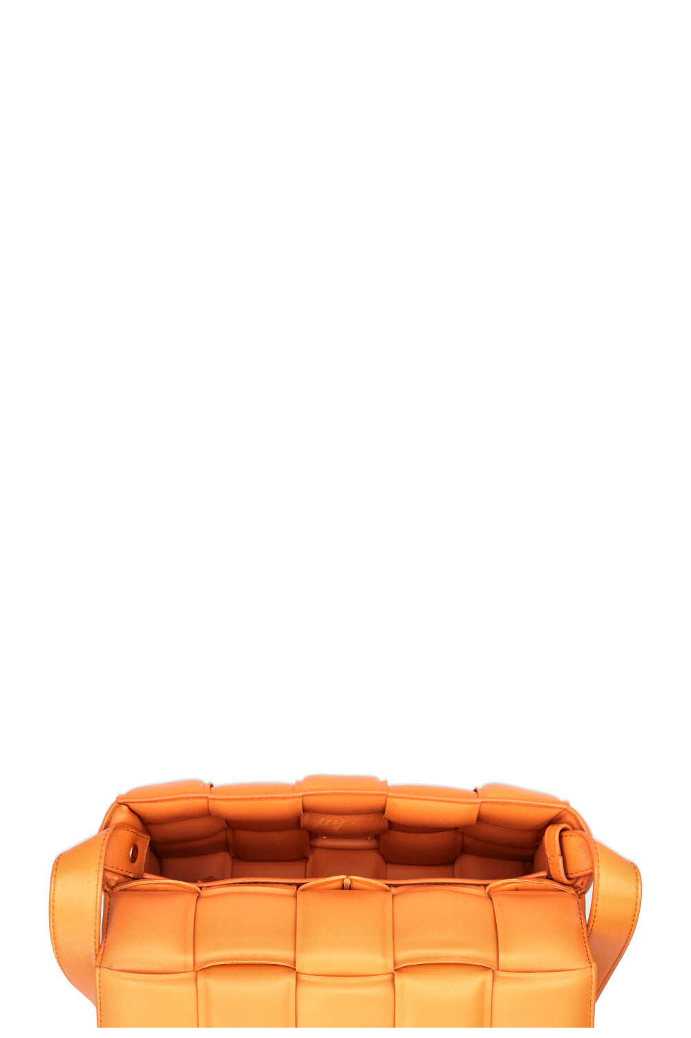 BOTTEGA VENETA Padded Cassette Crossbody Bag Orange