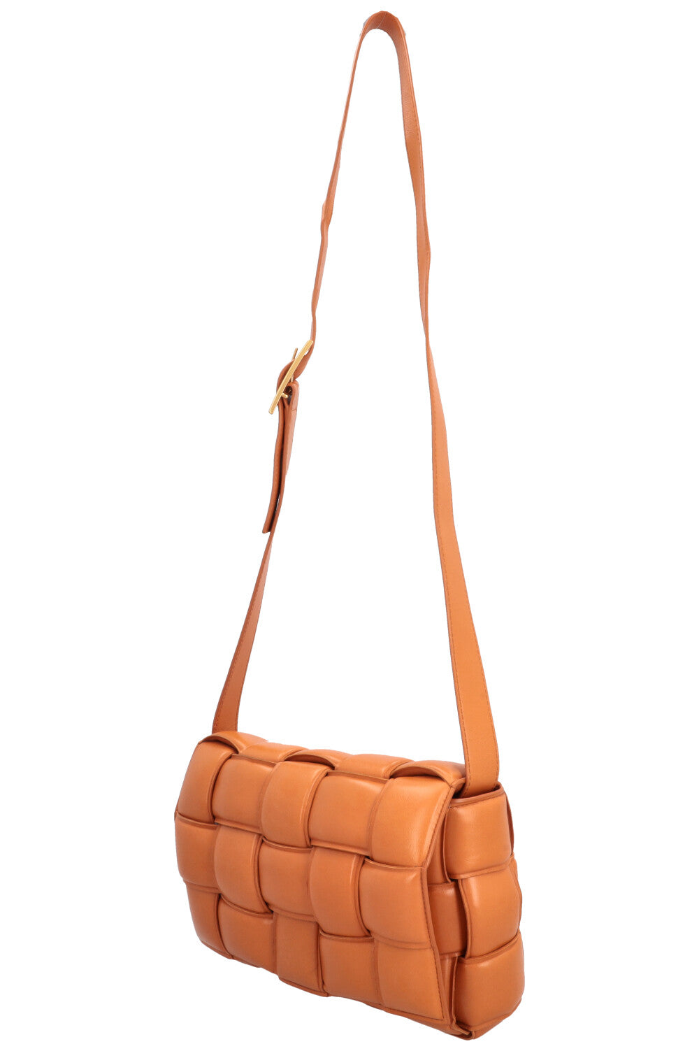 BOTTEGA VENETA Padded Cassette Crossbody Bag Orange