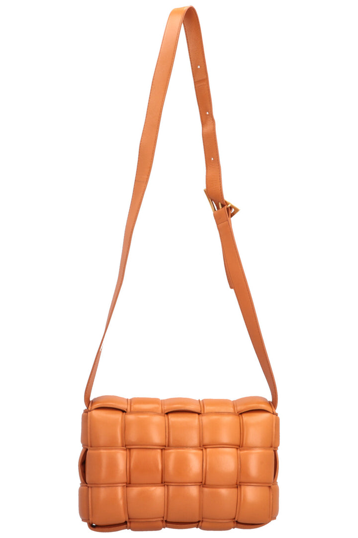 BOTTEGA VENETA Padded Cassette Crossbody Bag Orange