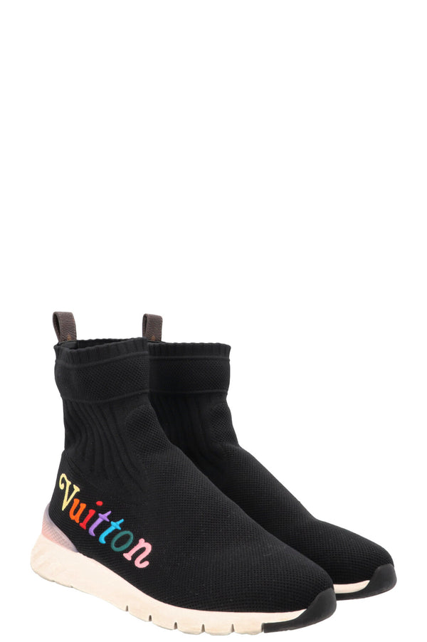 LOUIS VUITTON Aftergame Sock Sneakers Black