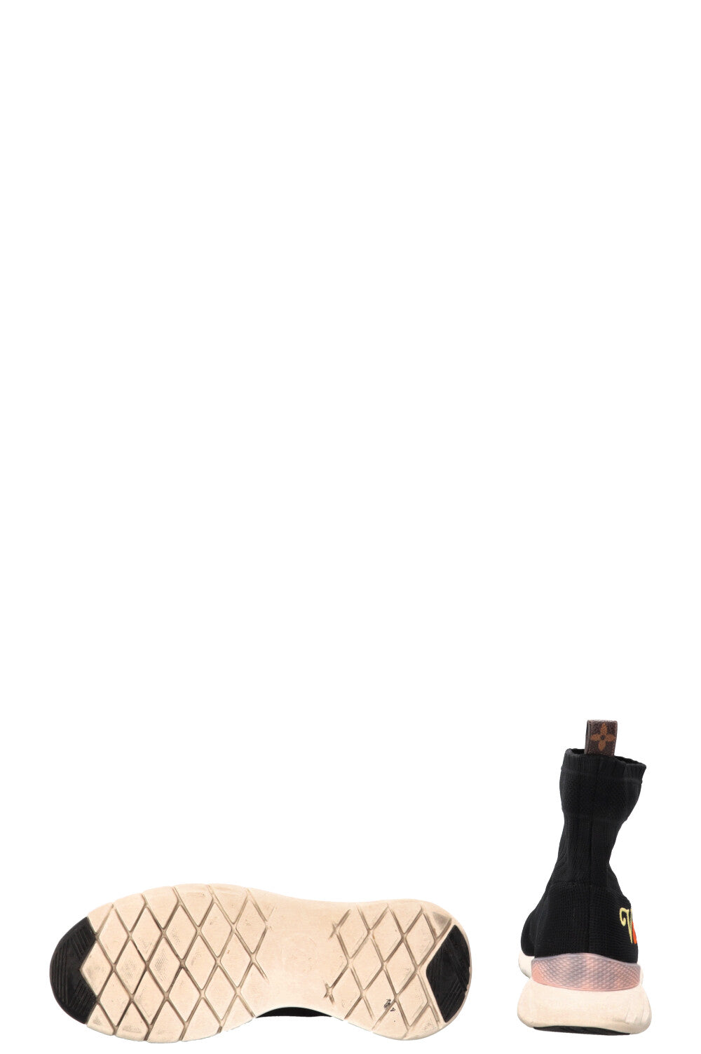 LOUIS VUITTON Aftergame Sock Sneakers Black