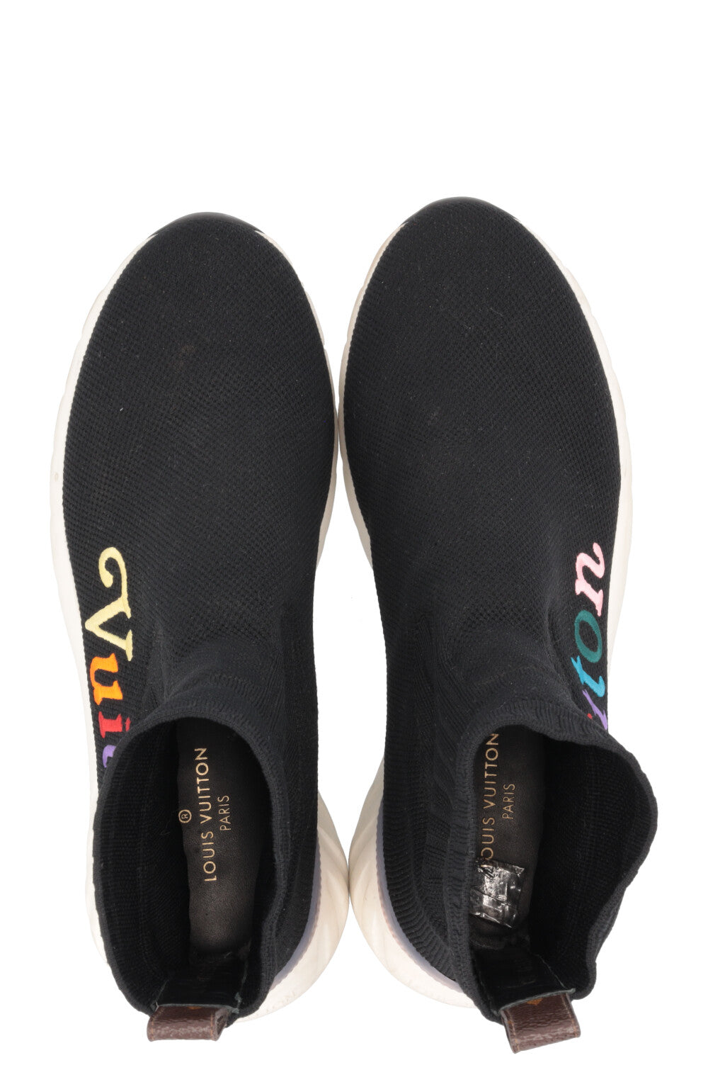LOUIS VUITTON Aftergame Sock Sneakers Black
