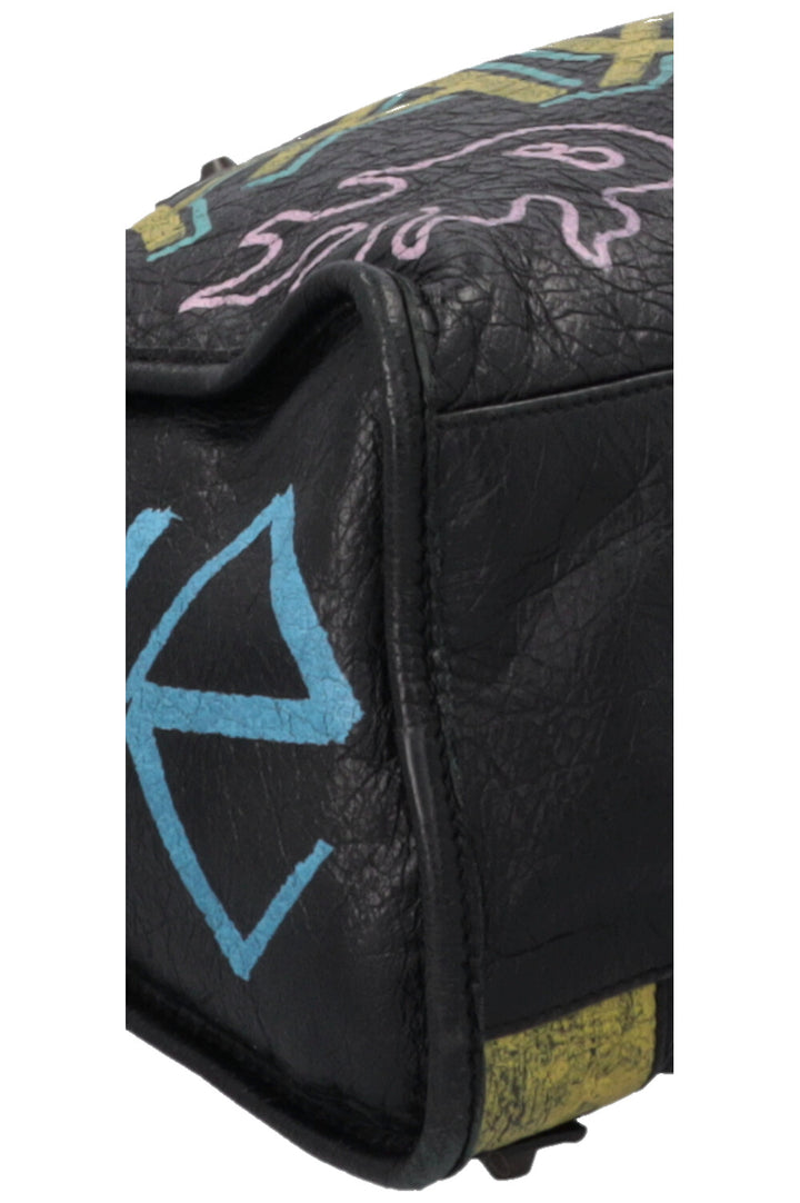 BALENCIAGA Graffiti City Tote Bag Black