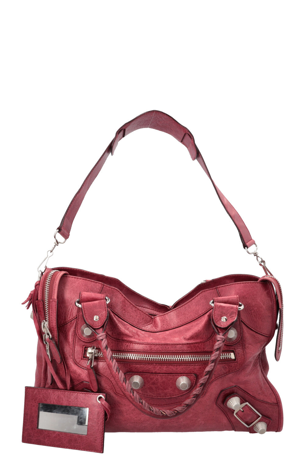 BALENCIAGA City Tote Bag Leather Red