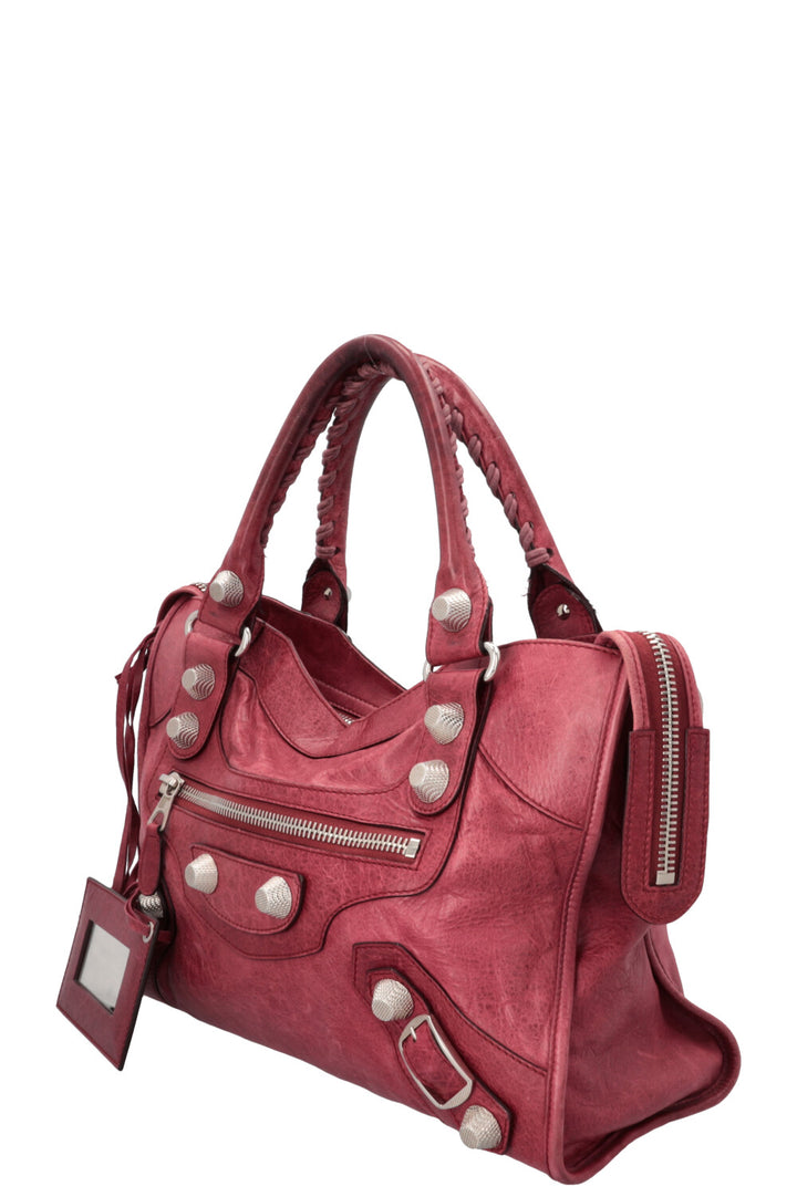 BALENCIAGA City Tote Bag Leather Red