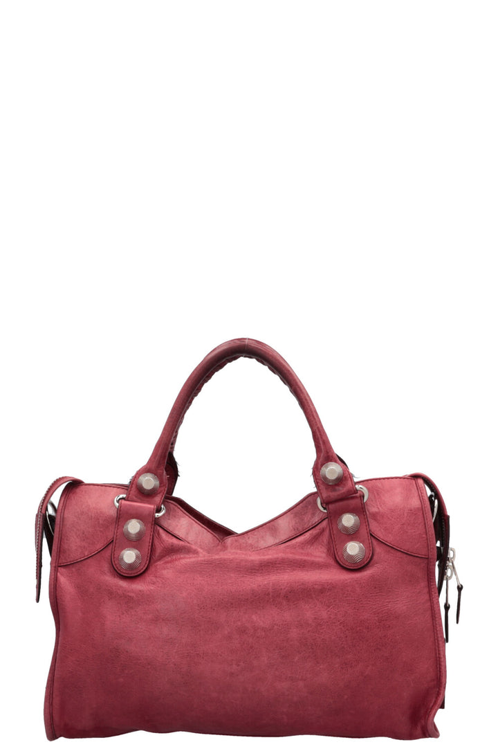 BALENCIAGA City Tote Bag Leather Red