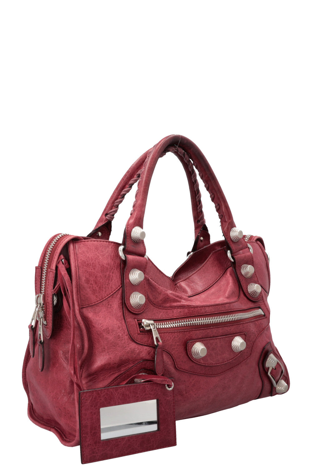BALENCIAGA City Tote Bag Leather Red