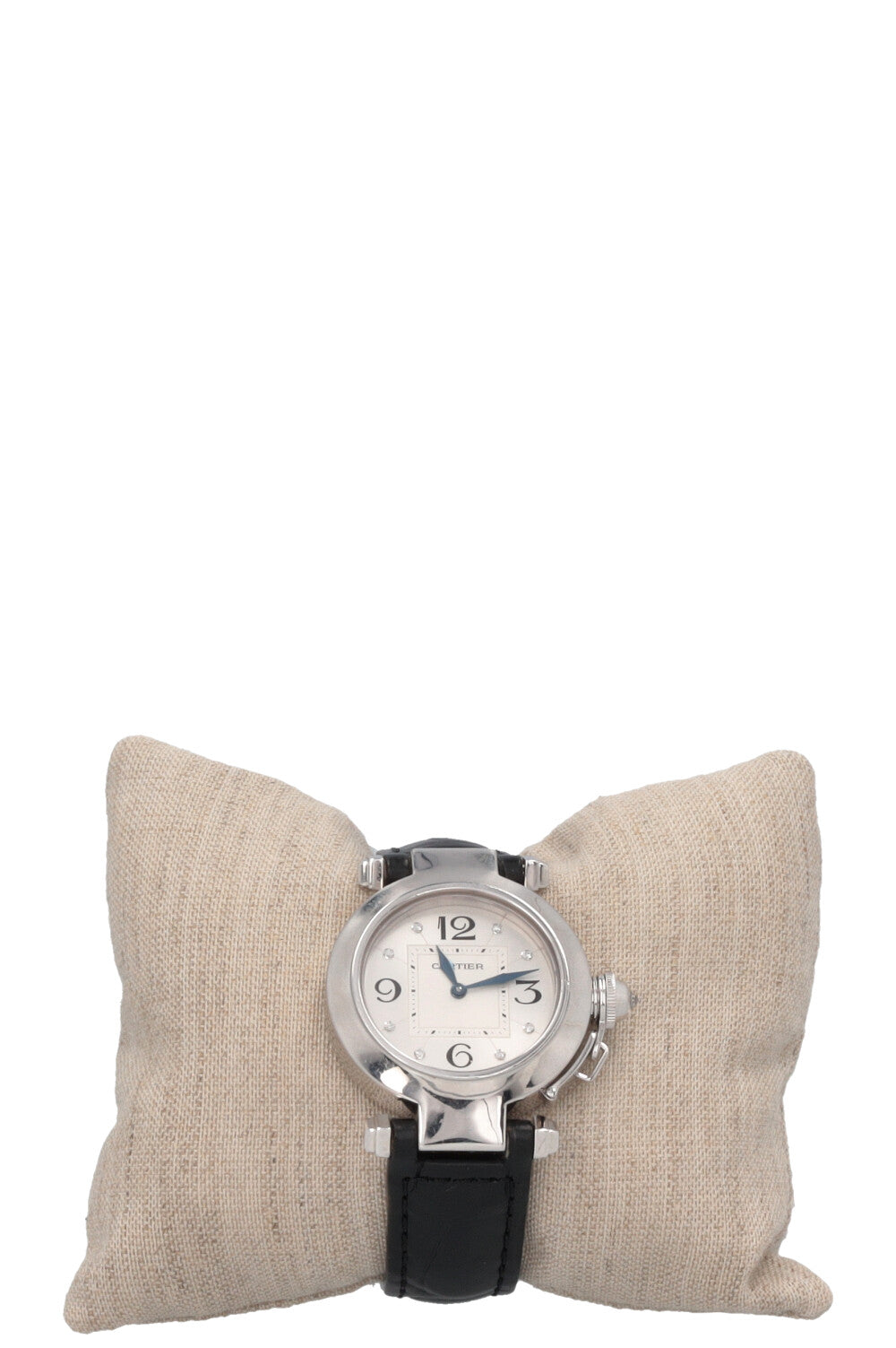 CARTIER Pasha De Cartier Watch 18k White Gold Diamonds