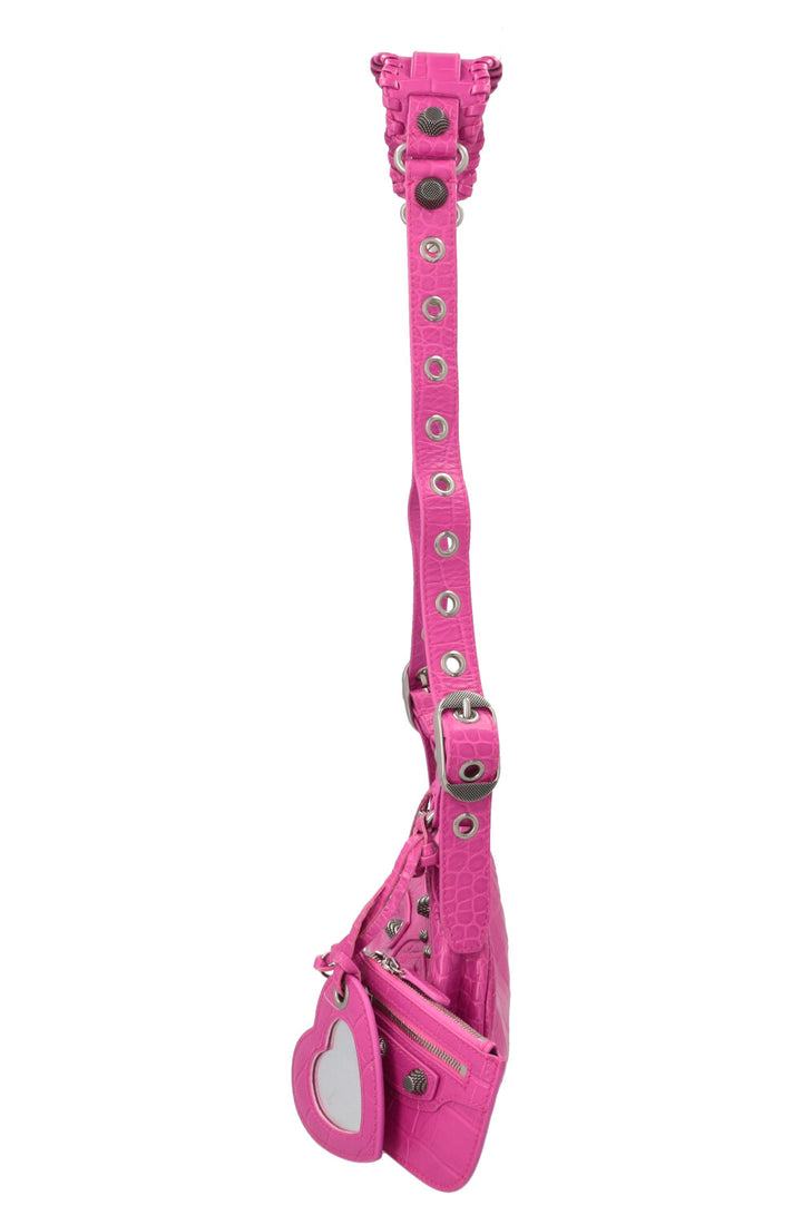 BALENCIAGA Cagole XS Shoulder Bag Hot Pink