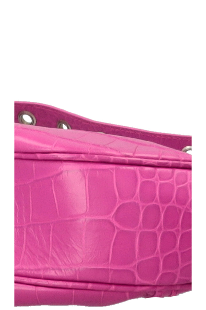 BALENCIAGA Cagole XS Shoulder Bag Hot Pink