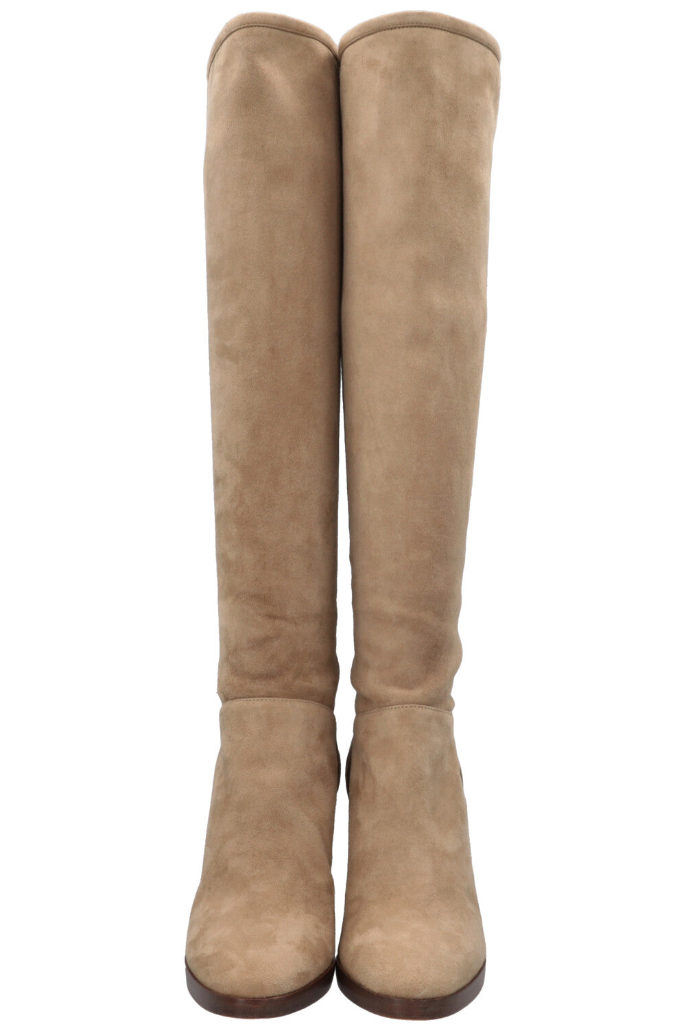 LORO PIANA Zip Boots Suede Beige