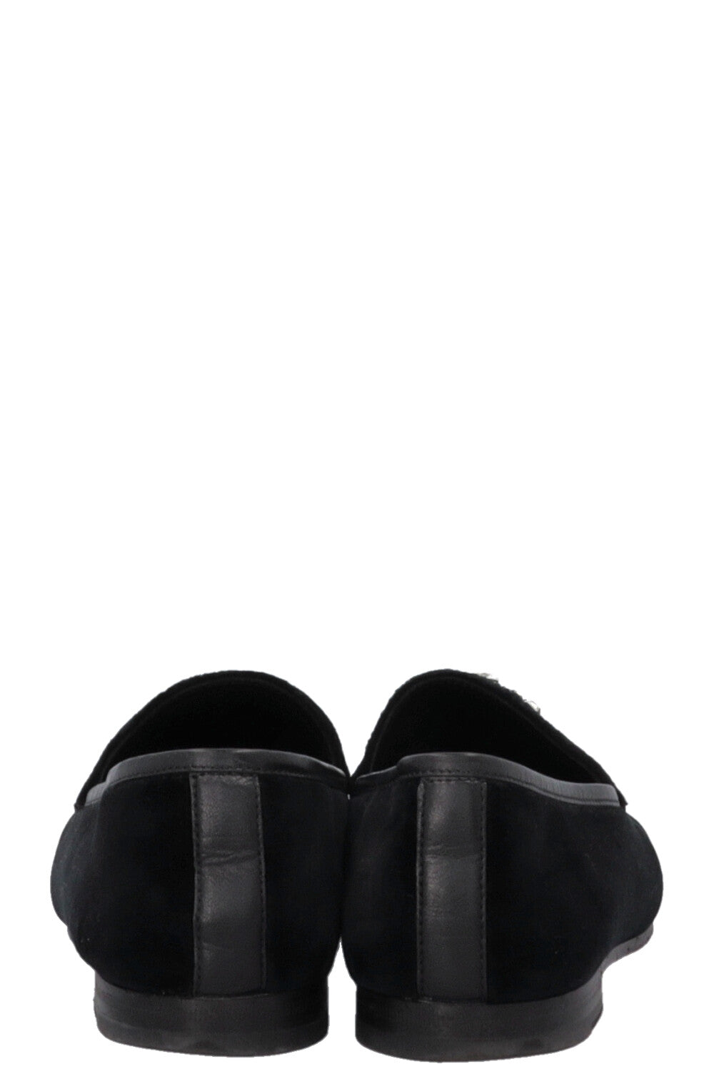 GUCCI Bee Jordaan Loafers Velvet Black