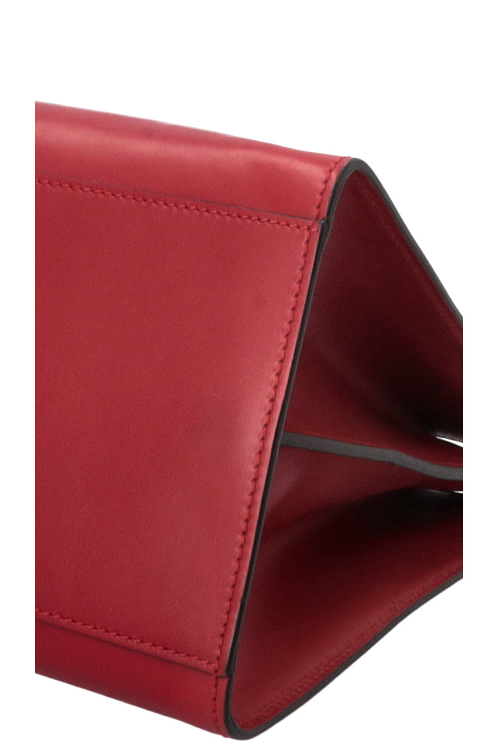 GUCCI Bamboo Top Handle Tote Bag Red