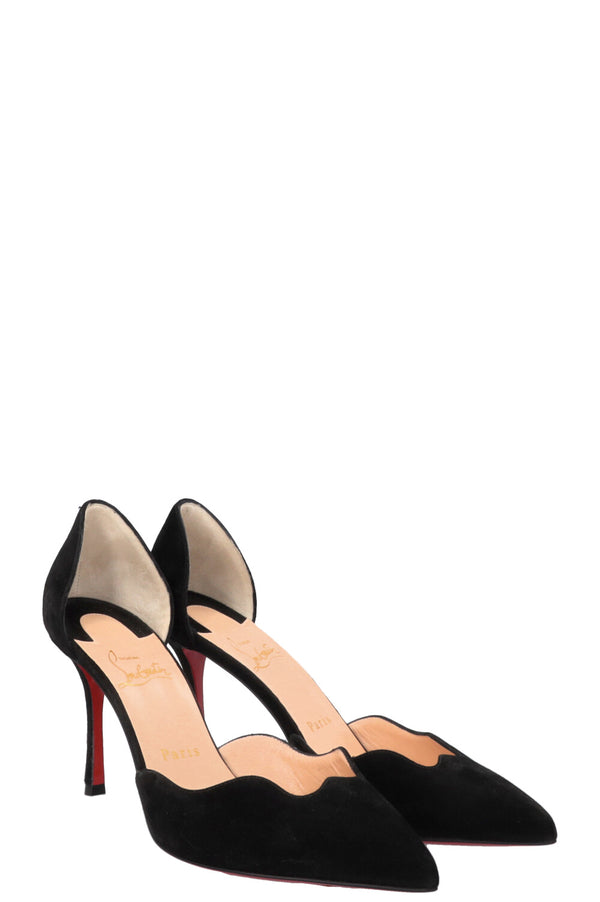 CHRISTIAN LOUBOUTIN Escarpins Daim Noir