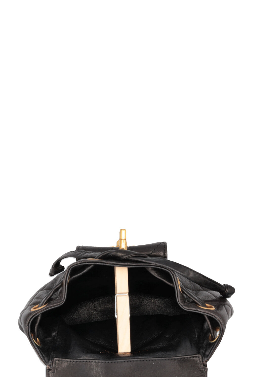 CHANEL Vintage Mini Duma Backpack Black