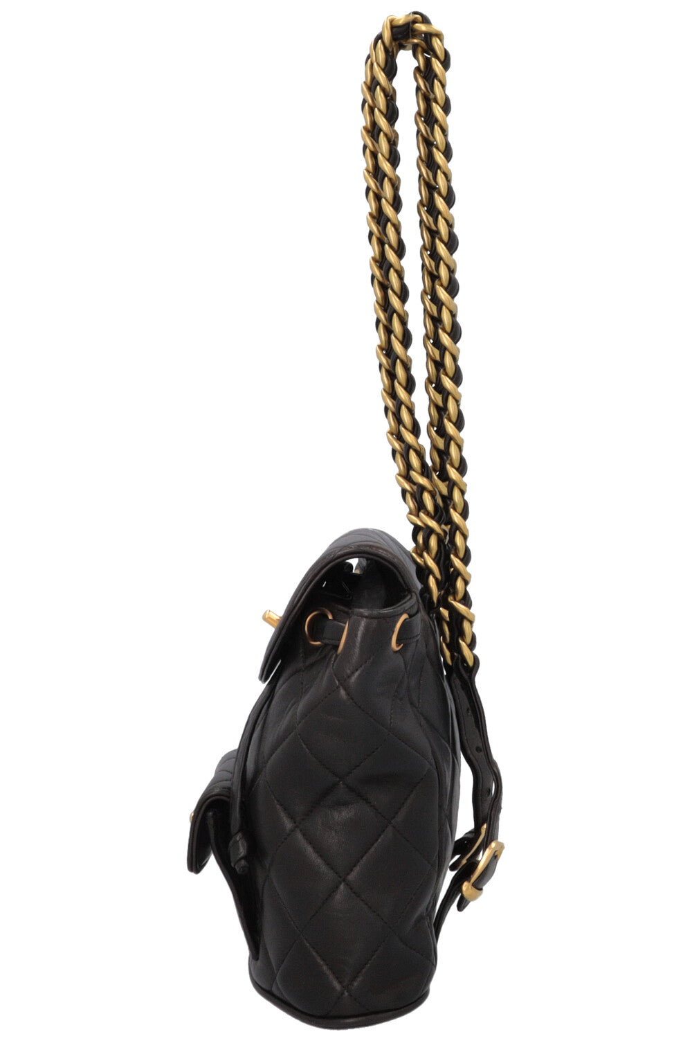 CHANEL Vintage Mini Duma Backpack Black