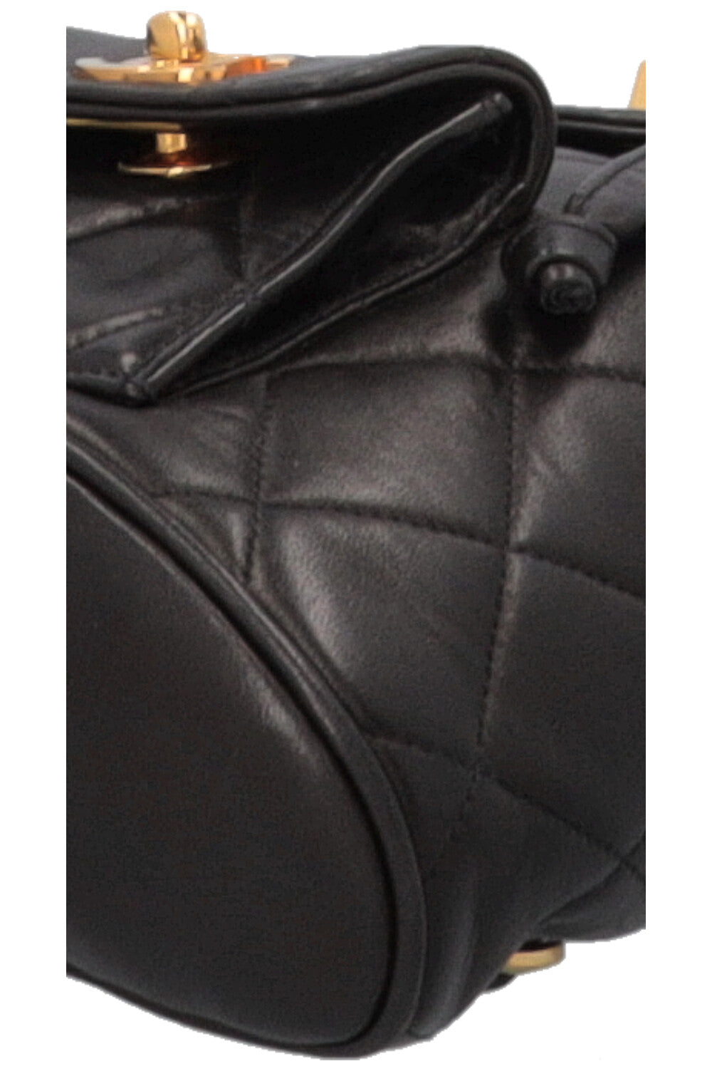 CHANEL Vintage Mini Duma Backpack Black