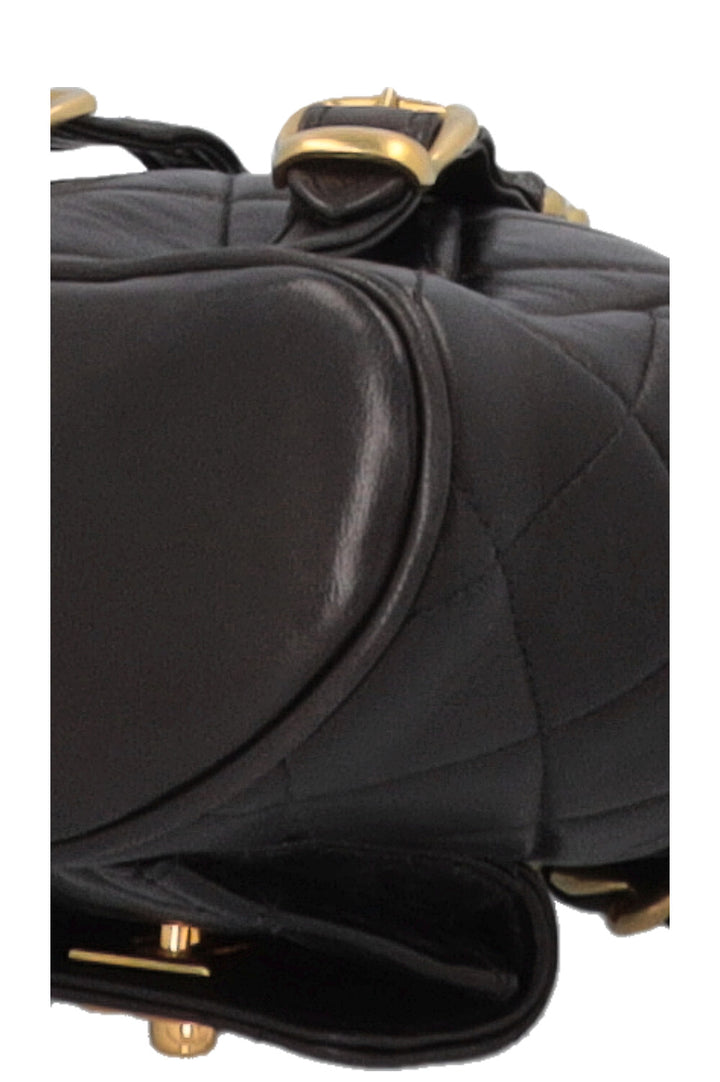 CHANEL Vintage Mini Duma Backpack Black