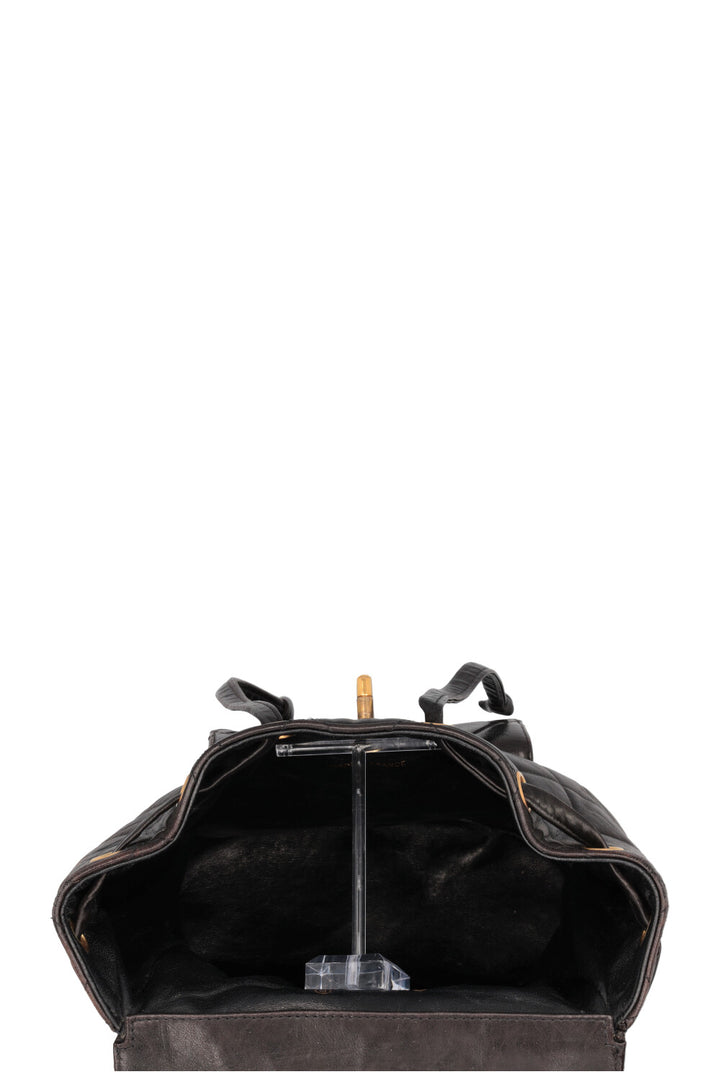CHANEL Vintage Duma Backpack Black