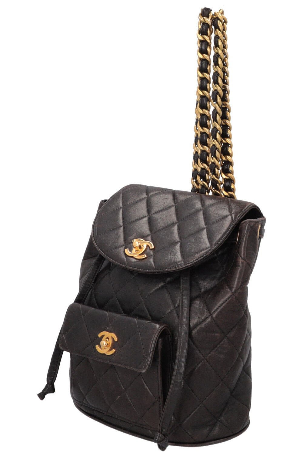 CHANEL Vintage Duma Backpack Black