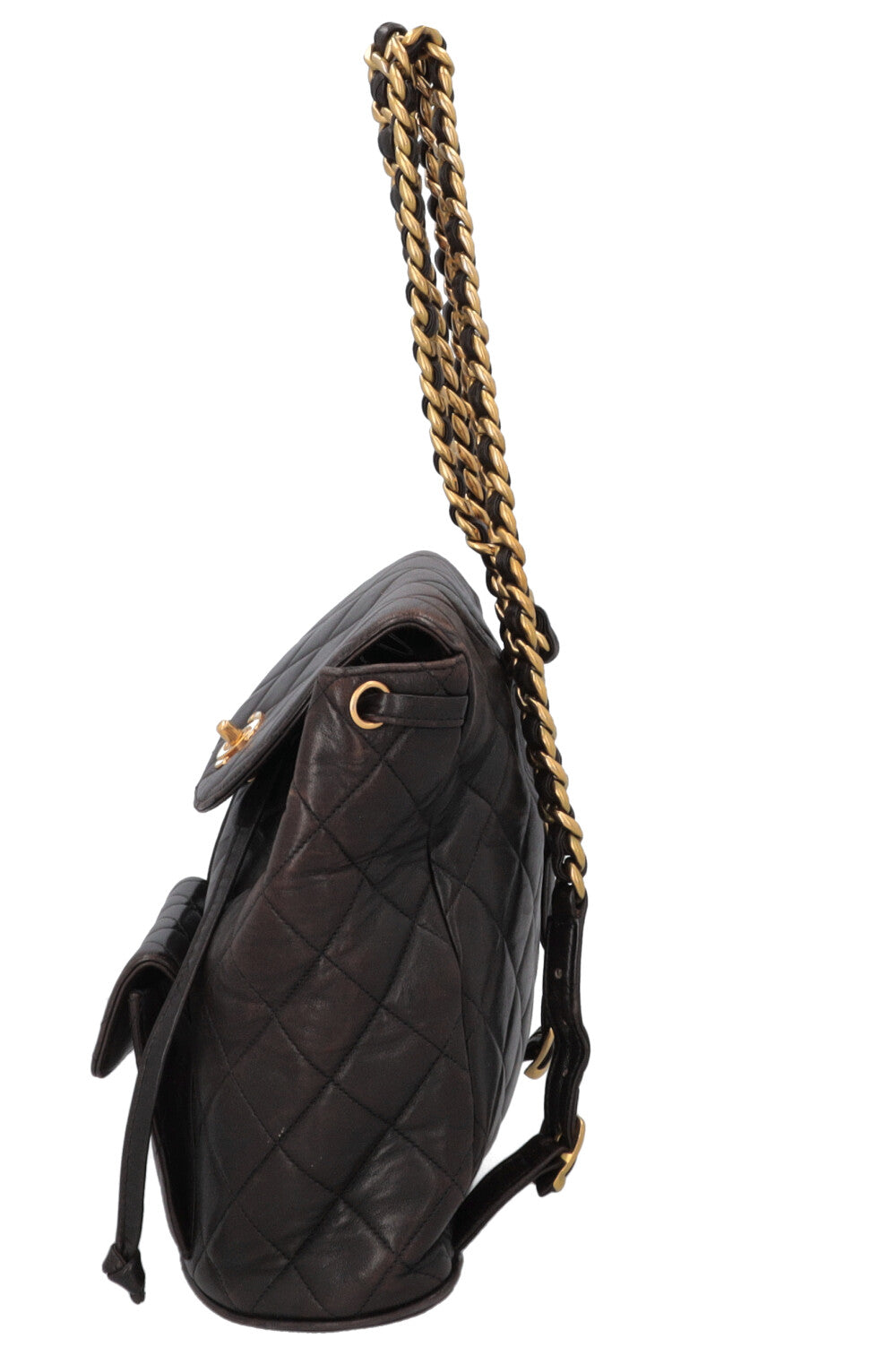 CHANEL Vintage Duma Backpack Black