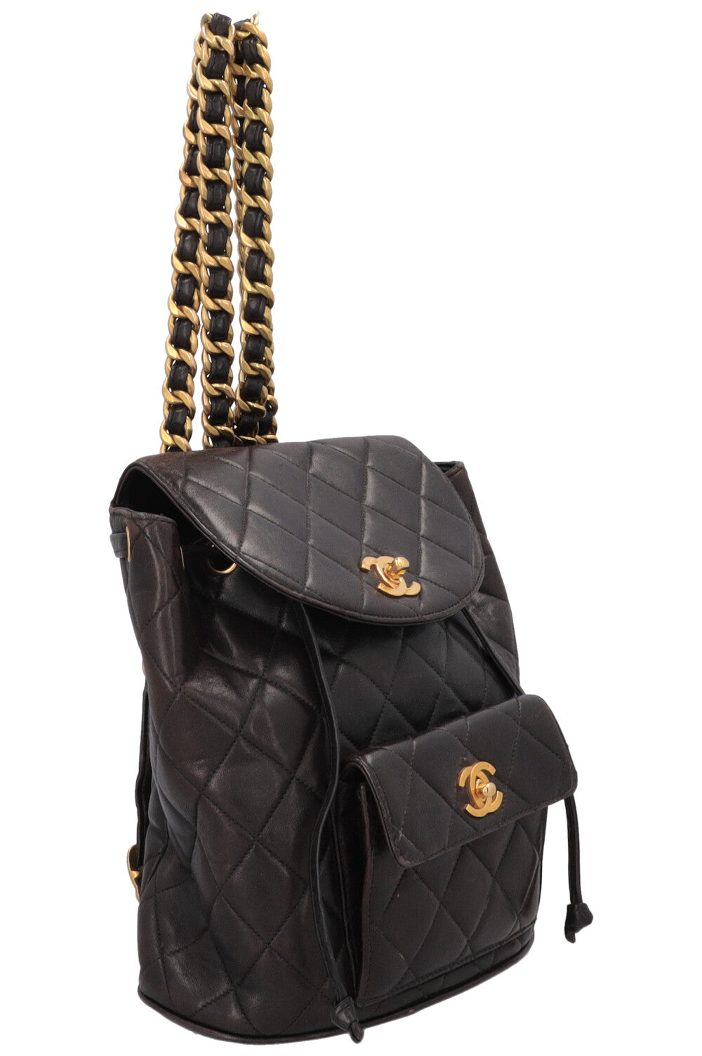 CHANEL Vintage Duma Backpack Black