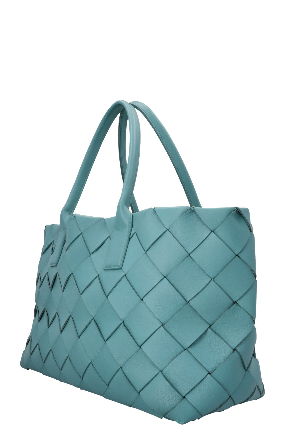 BOTTEGA VENETA Maxi Intreccio Tote Bag Linoleum Plaster