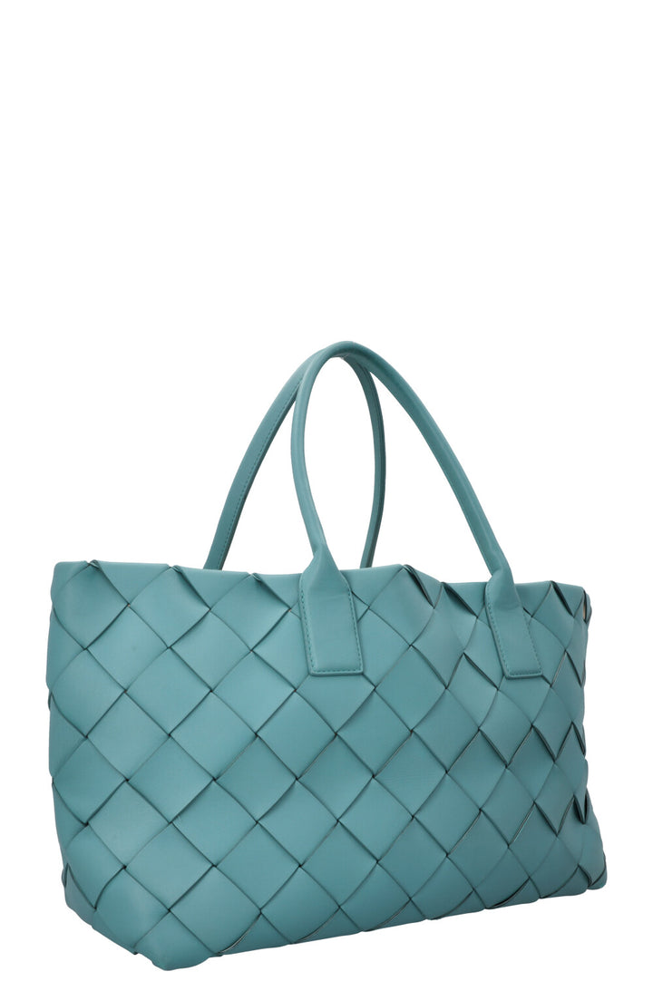 BOTTEGA VENETA Maxi Intreccio Tote Bag Linoleum Plaster