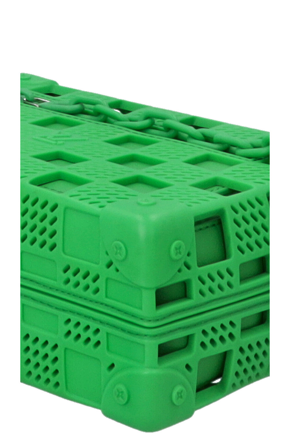 LOUIS VUITTON Mini Soft Trunk PVC Green