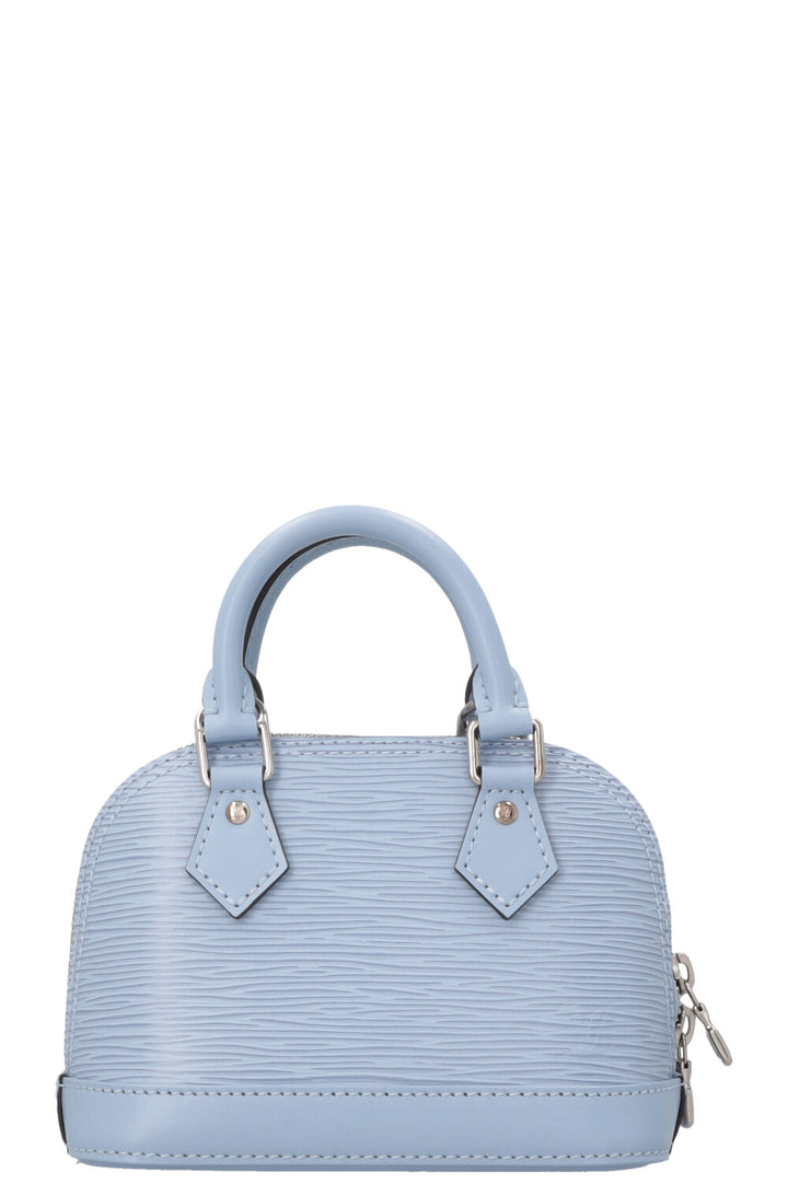 LOUIS VUITTON Alma Nano Epi Light Blue